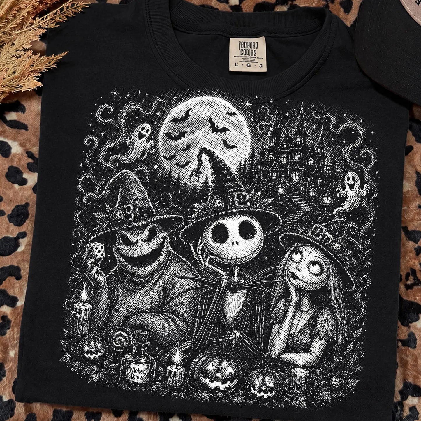 JACK & CREW Halloween Shirt | Magical Theme Park Shirt & Tank | Adult Comfort Colors Tee
