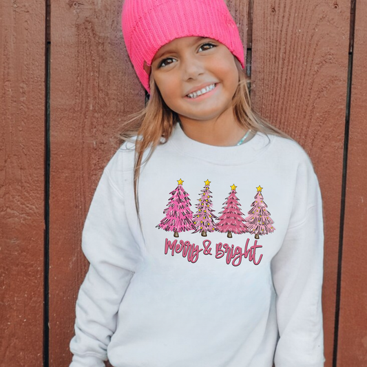 Girl’s Merry & Bright Sweatshirt