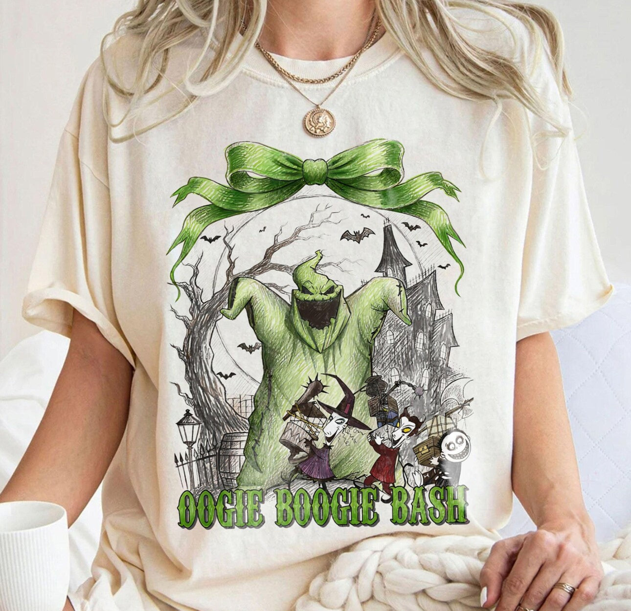 OBB Bow Halloween Shirt | Magical Theme Park Shirt & Tank | Adult Comfort Colors Tee