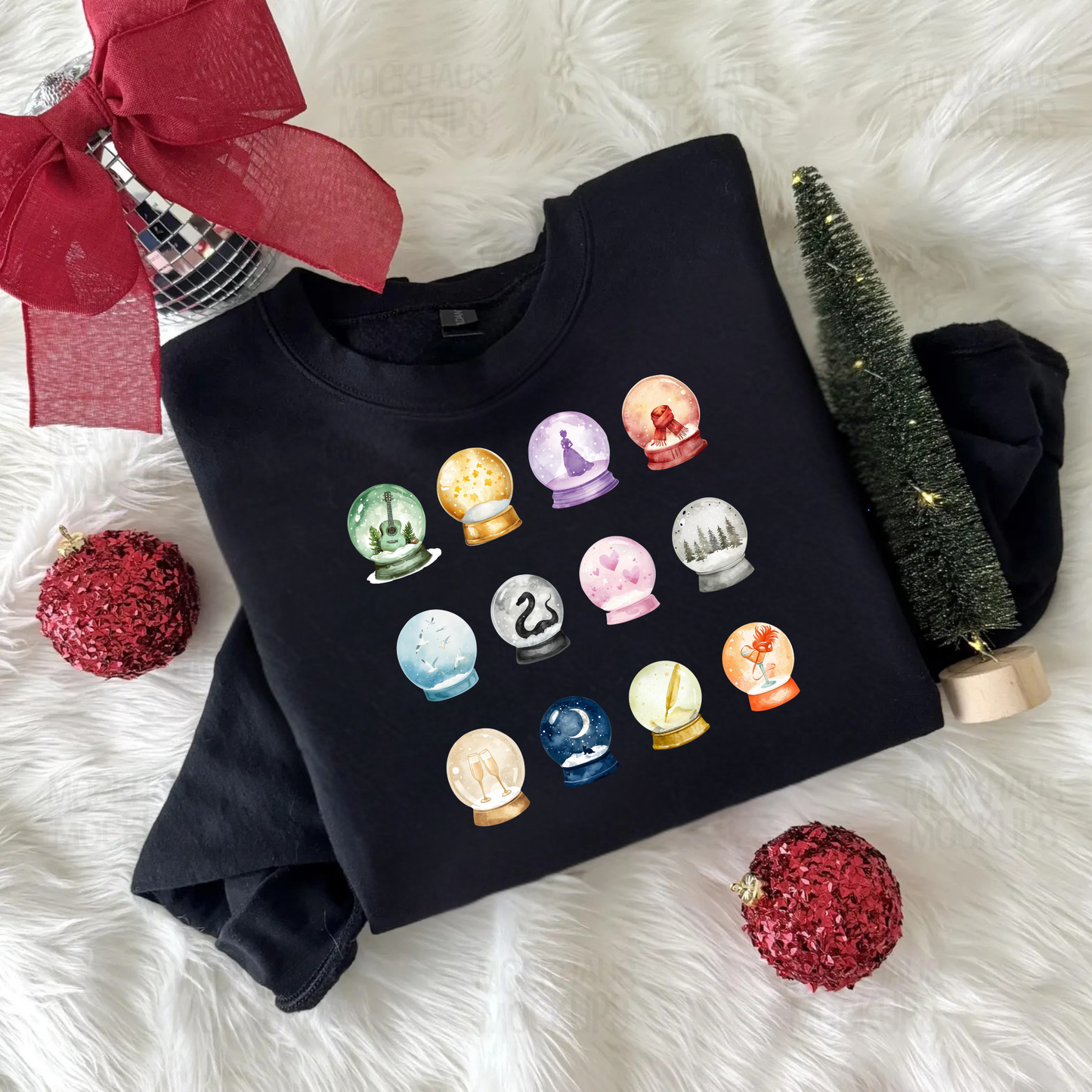 Christmas Globe Albums Sweatshirt