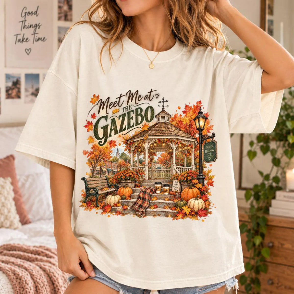MEET ME AT THE GAZEBO - GILMORE COMFORT COLORS TEE