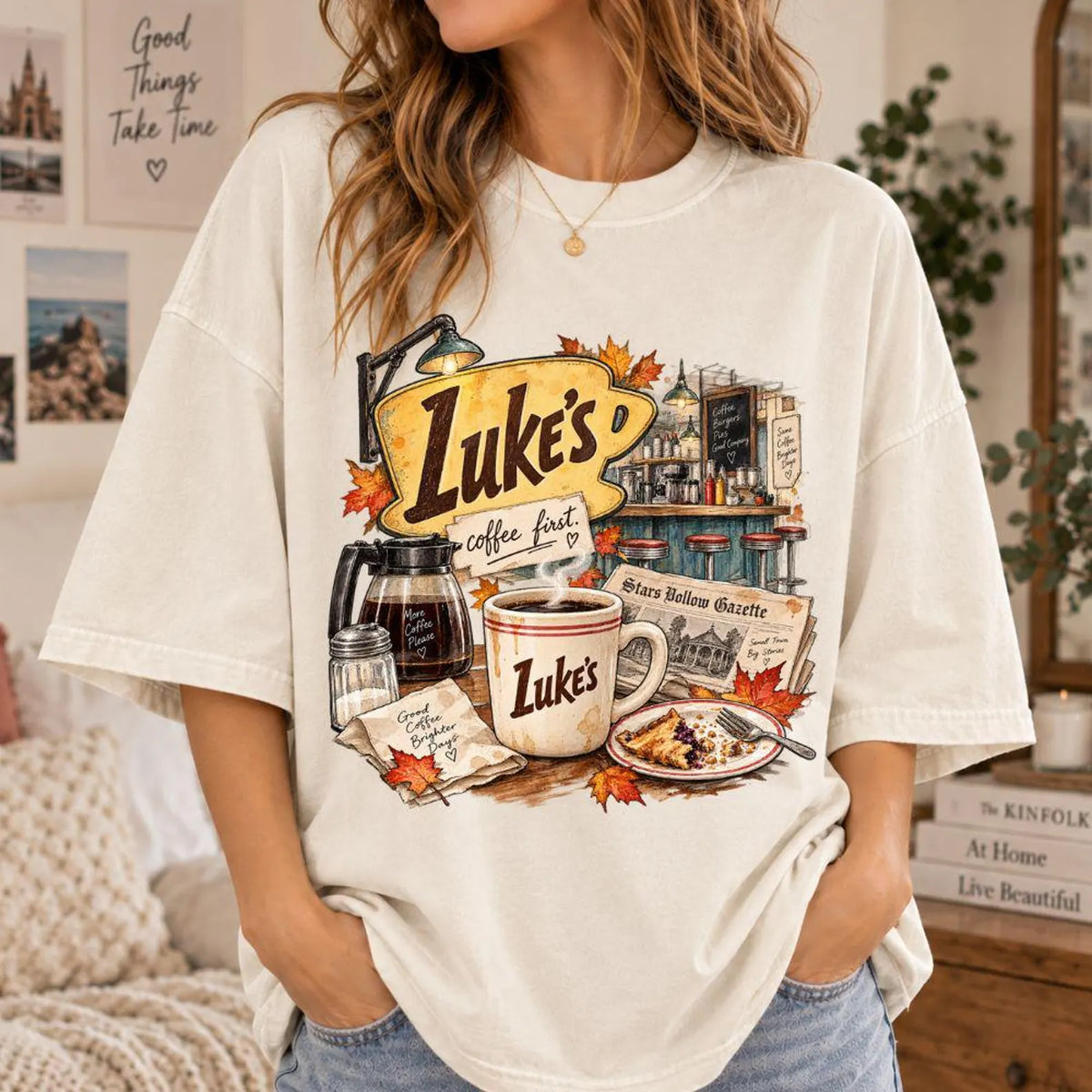 LUKE’S - GILMORE COMFORT COLORS TEE