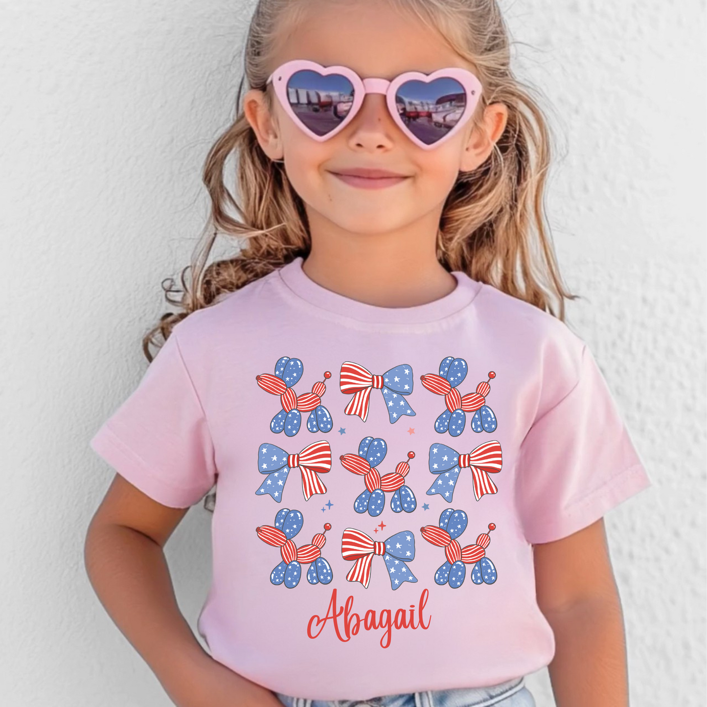 Coquette Balloons and Bow Shirt for Girls
