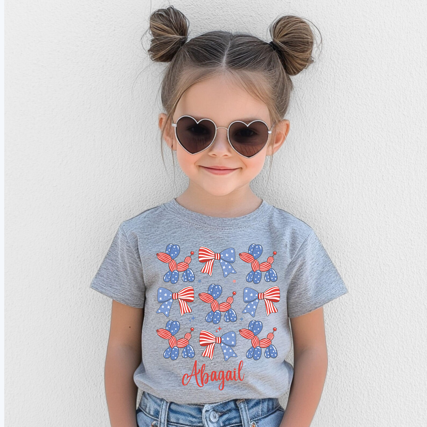 Coquette Balloons and Bow Shirt for Girls