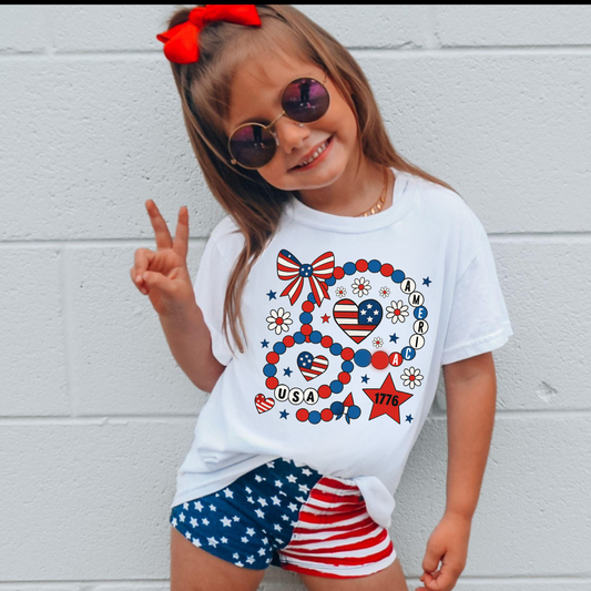 4th of July Friendship Bracelet for Girls