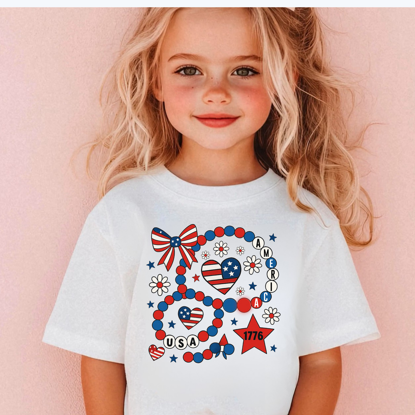 4th of July Friendship Bracelet for Girls