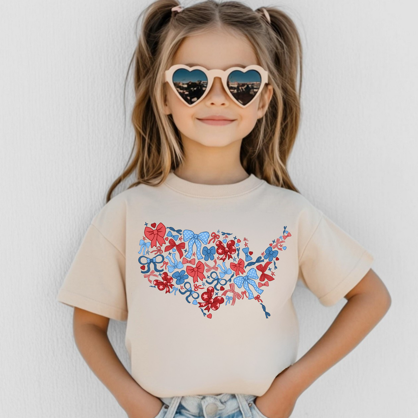 4th of July Bow USA Shirt