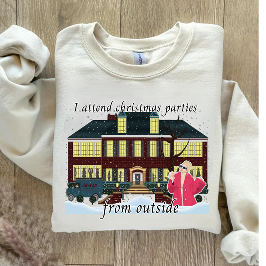 Christmas Parties Outside Sweatshirt