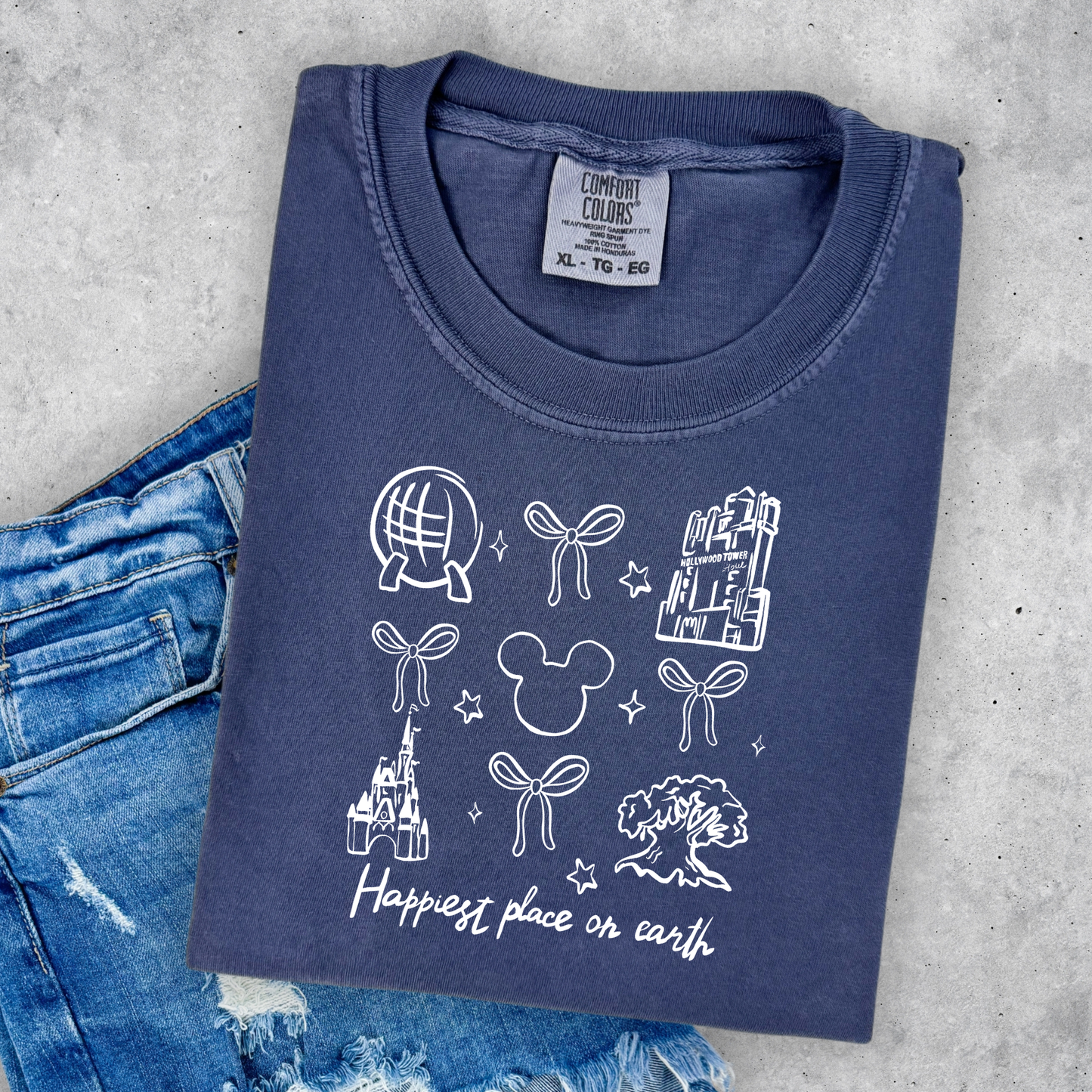 HAPPIEST PLACE ON EARTH | Cozy Park Day Shirt