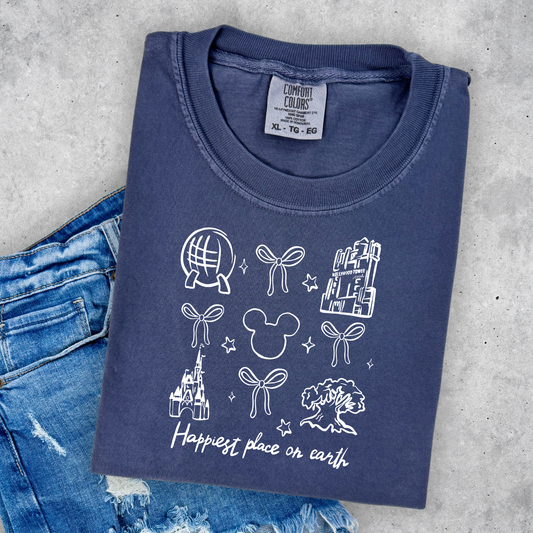 HAPPIEST PLACE ON EARTH | Cozy Park Day Shirt