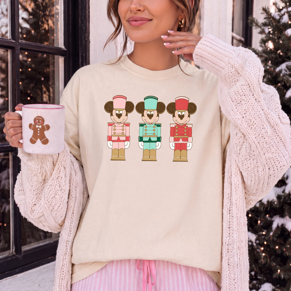 PINK MICKEY NUTCRACKER Magical Christmas Party Shirt | Comfort Colors Holiday Tee | Theme Park Christmas Shirt