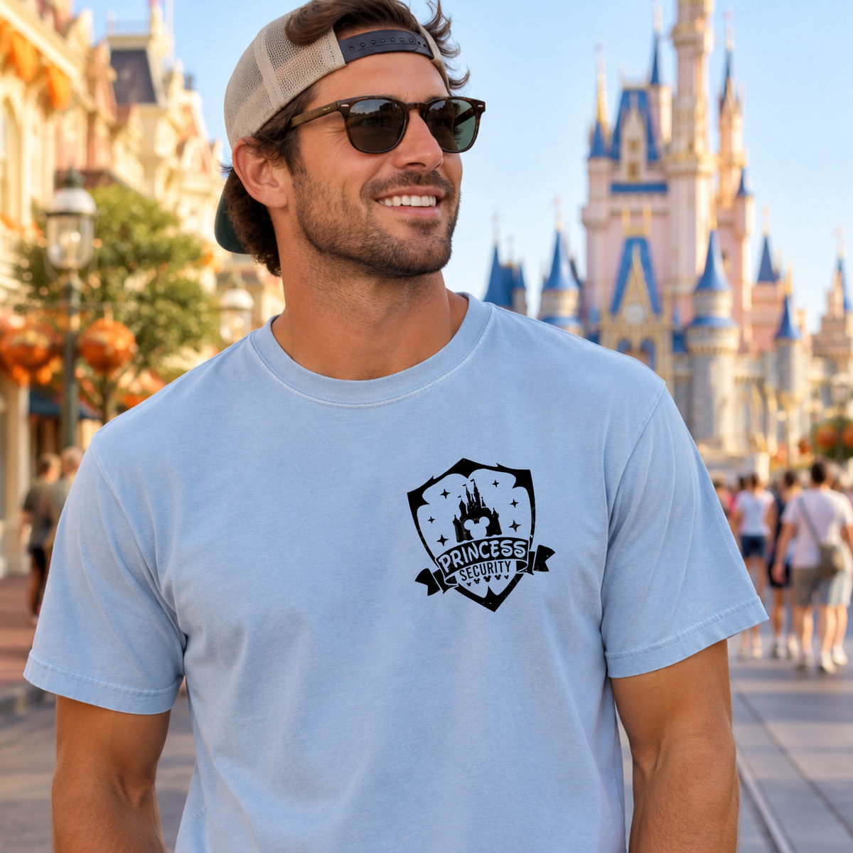 PRINCESS SECURITY - Men’s Theme Park Comfort Colors Shirt COMFORT COLORS ADULT TEE