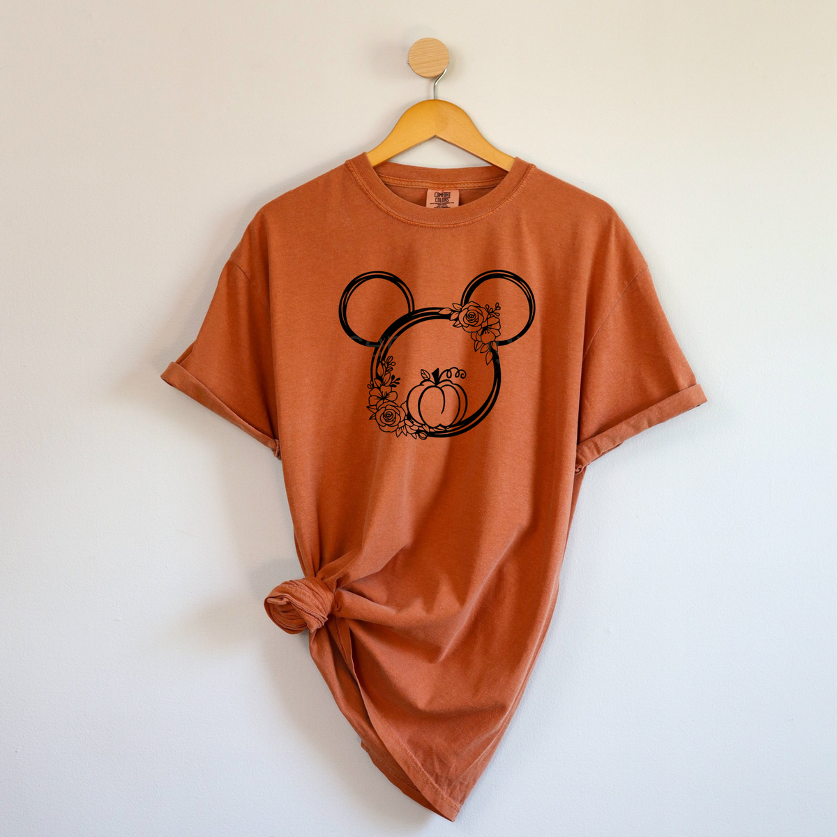 PUMPKIN MOUSE Halloween Shirt | Magical Theme Park Shirt | Adult Comfort Colors Tee