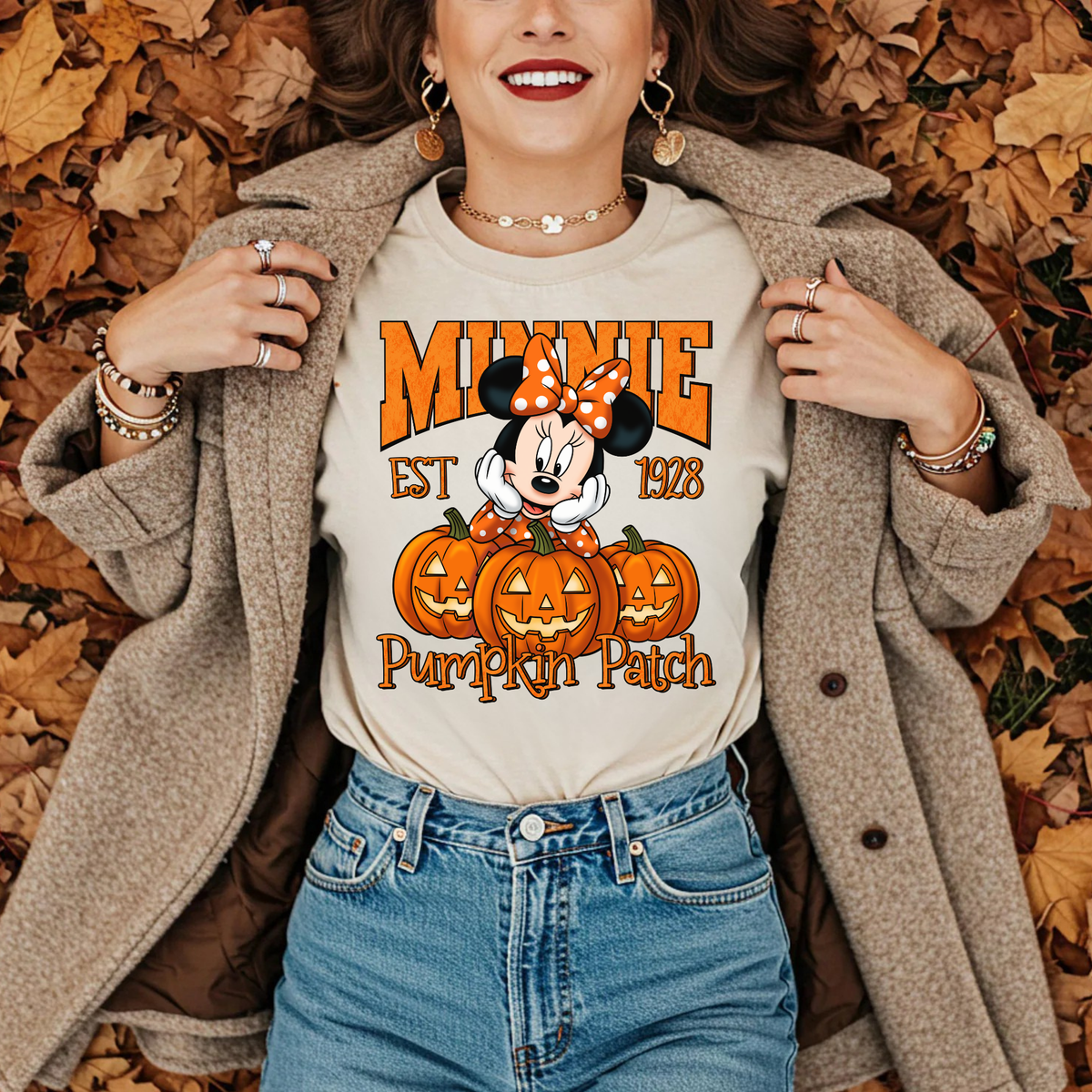 Minnie Pumpkin Patch Halloween Shirt | Magical Theme Park Shirt | Adult Comfort Colors Tee