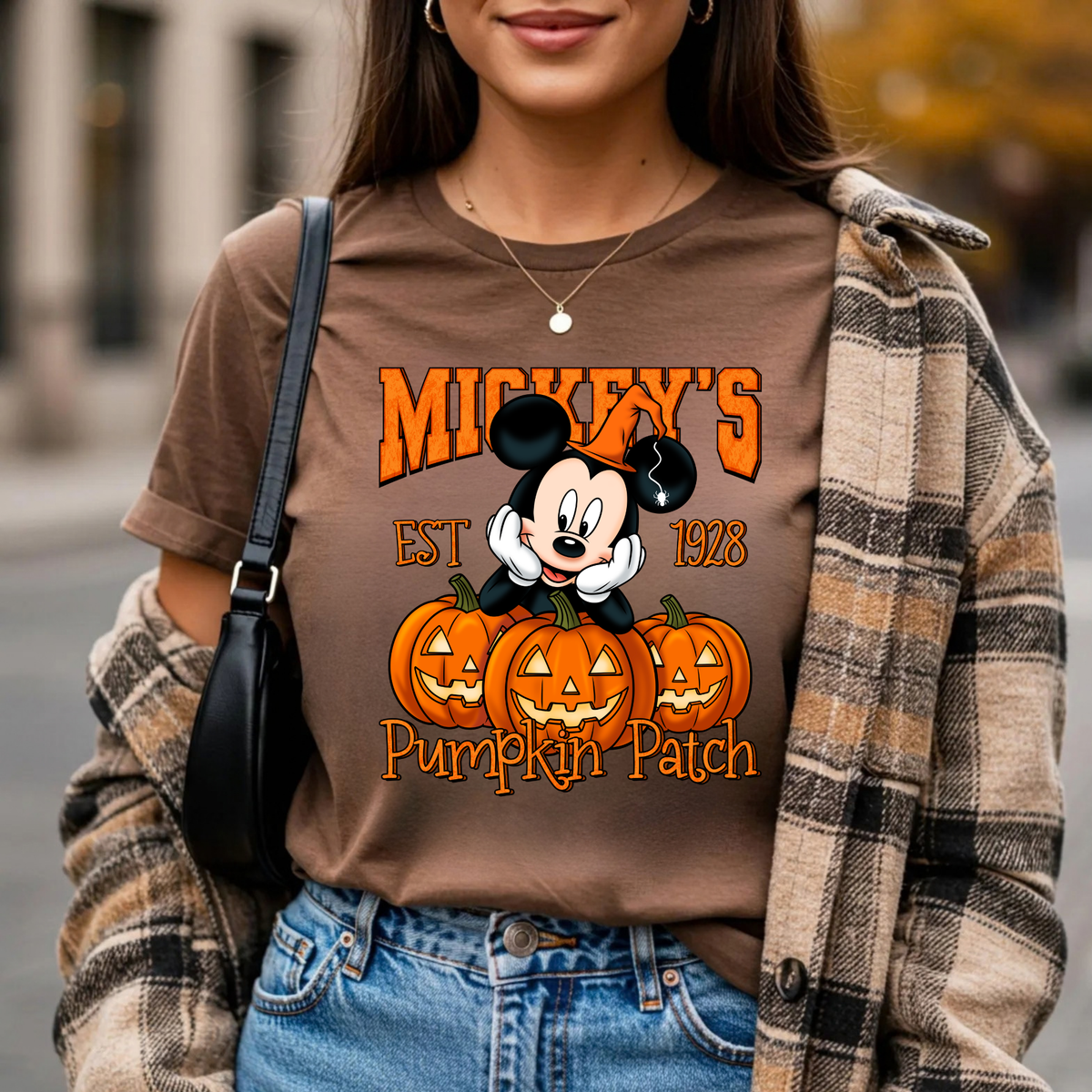 Mickey Pumpkin Patch Halloween Shirt | Magical Theme Park Shirt | Adult Comfort Colors Tee