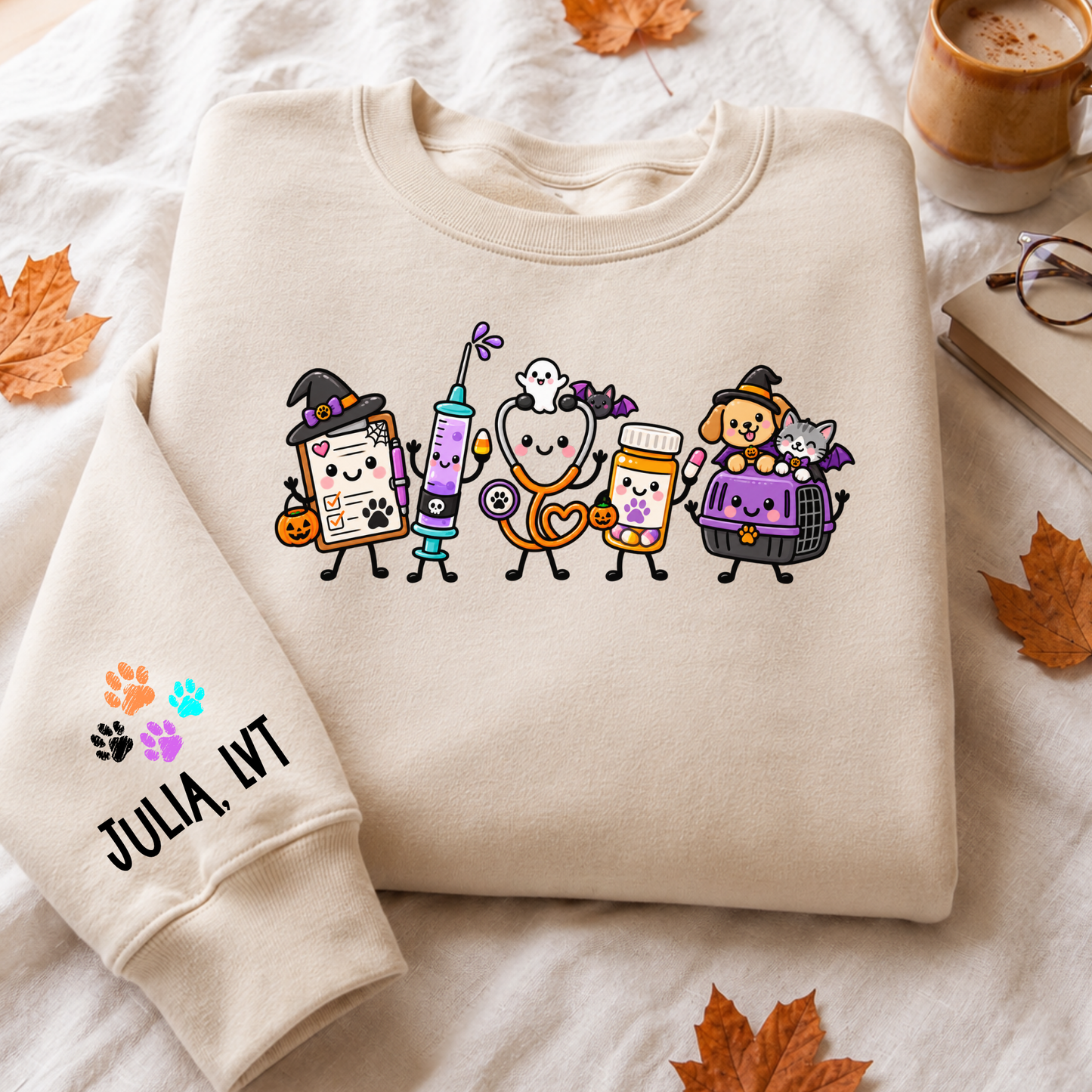 Fall Is My Favorite Color Sweatshirt | Autumn Trees Crewneck | Cozy Fall Sweatshirt for Women