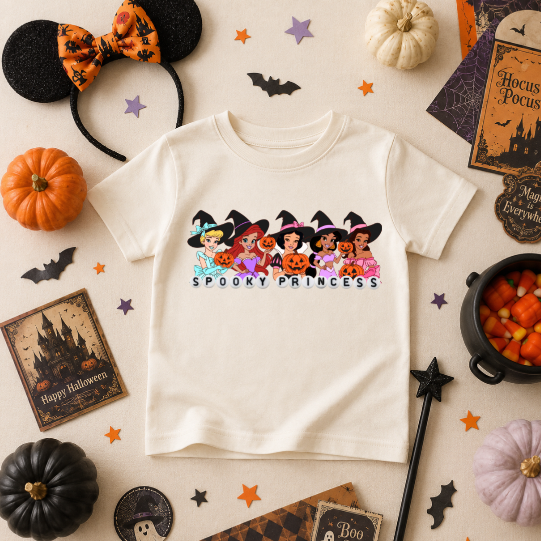 HALLOWEEN SPOOKY PRINCESS Magical Theme Park Halloween Kids Shirt | Toddler & Youth Sizes