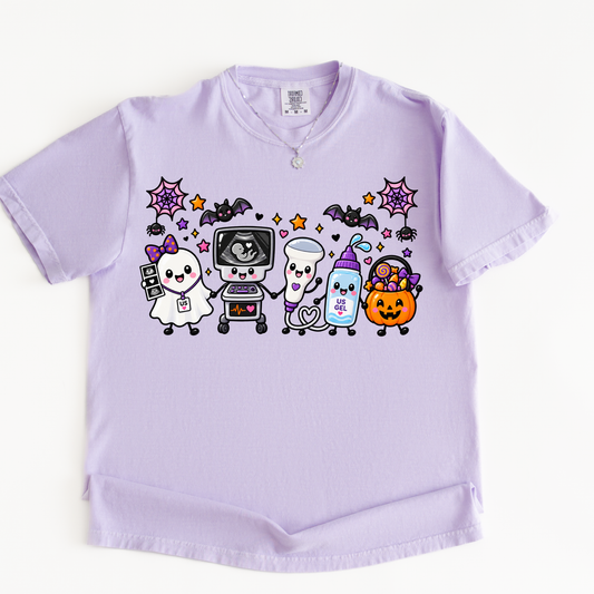 Halloween Ultrasound Tech Doodle Comfort Colors® T-Shirt