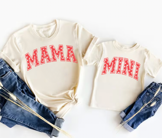 Valentine Mama and Mini Matching T-Shirts | Mommy and Me Valentine Shirts | Cute Valentine Gift for Mom and Child