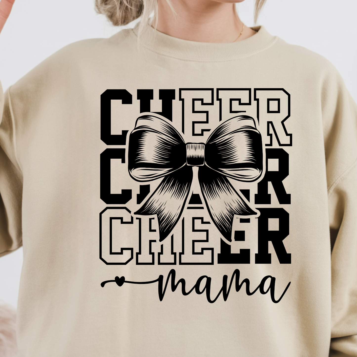 Cute Cheer Mama Sweatshirt – Cozy Cheer Mom Game Day Gift