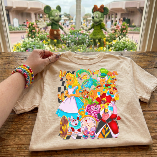 ALICE SHIRT - COMFORT COLORS TEE - VACATION PARK DAY TSHIRT