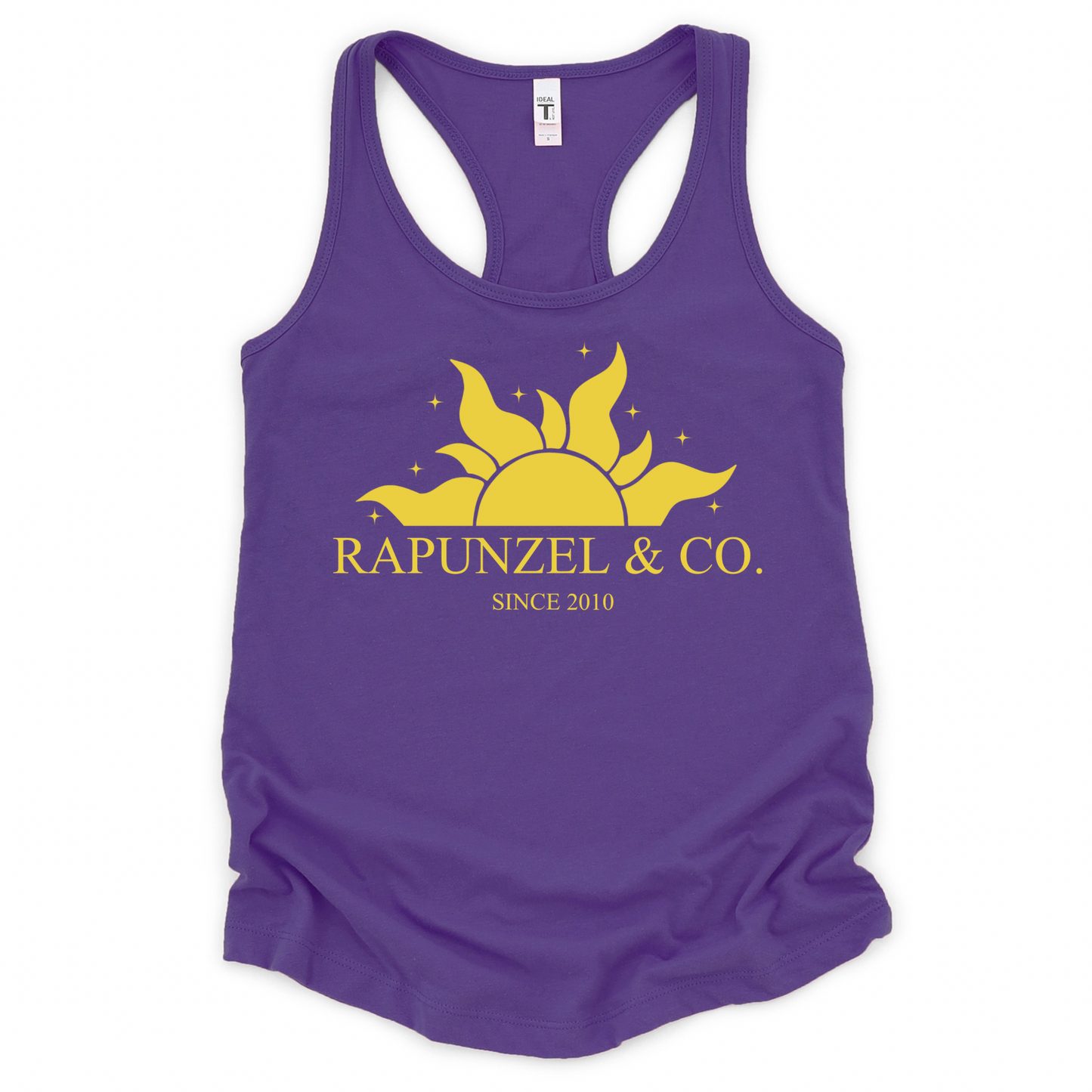 PRINCESS PUNZIE Racerback Tank for Women – Lightweight Vacation Graphic Tank