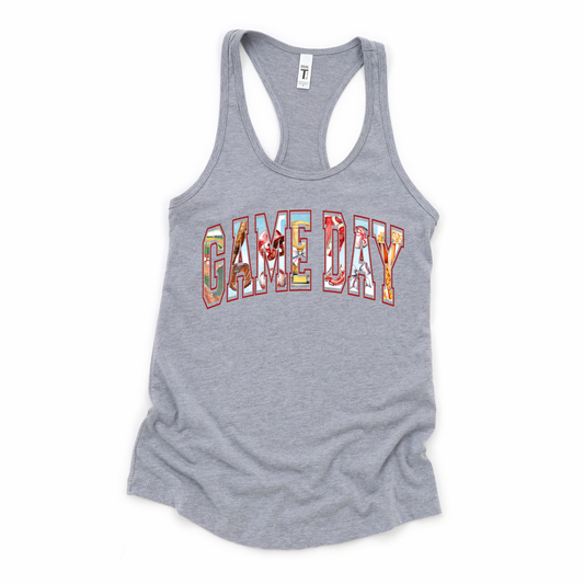 Cute Baseball Racerback Tank Top for Women | Game Day Tank | Sports Mom Summer Top | Gift for Baseball Mom