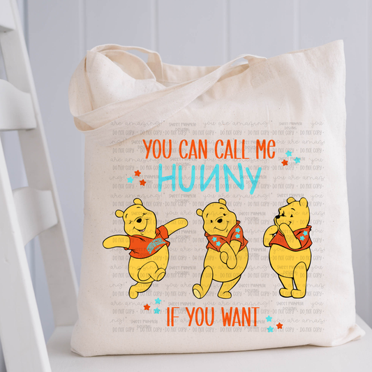 You Can Call Me Hunny Park Tote Bag