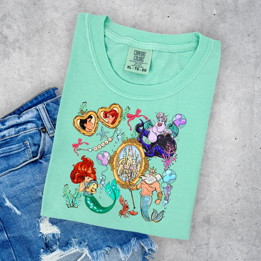 Mermaid Locket Shirt | Cozy Park Day Shirt