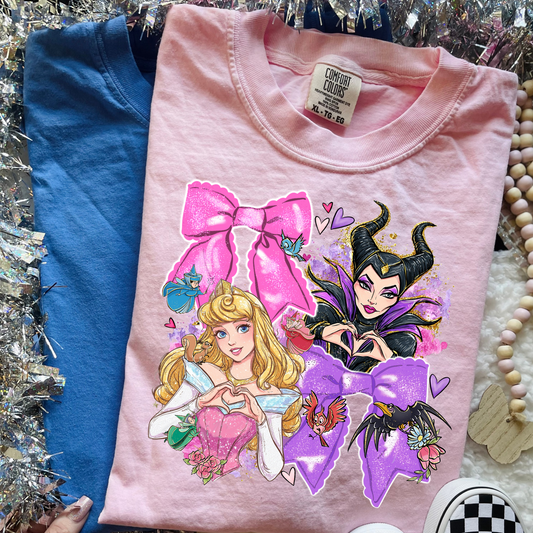Princess Aurora & Mal Shirt | Cozy Park Day Shirt