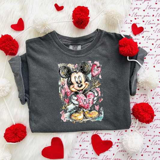 Valentine’s Day Mouse | Cozy Park Day Shirt