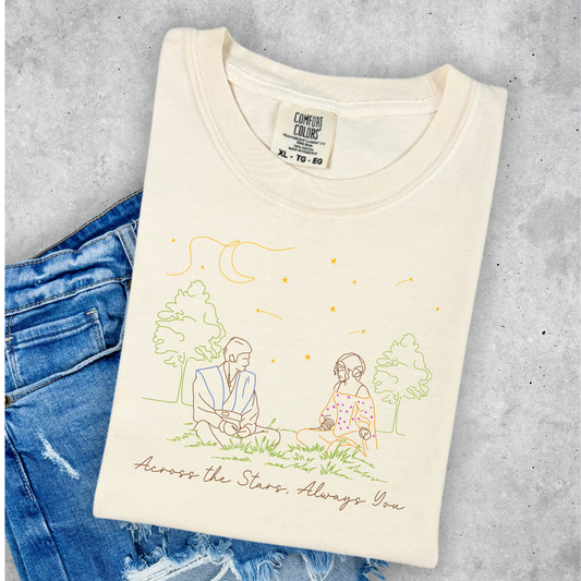 Across the Stars Galaxy Love | Cozy Park Day Shirt