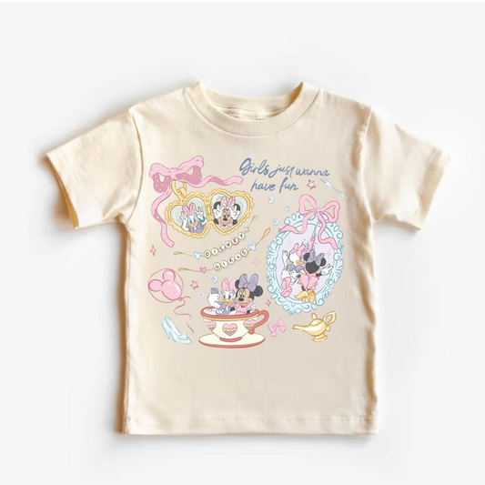 GIRLS WANNA HAVE FUN SHIRT FOR KIDS