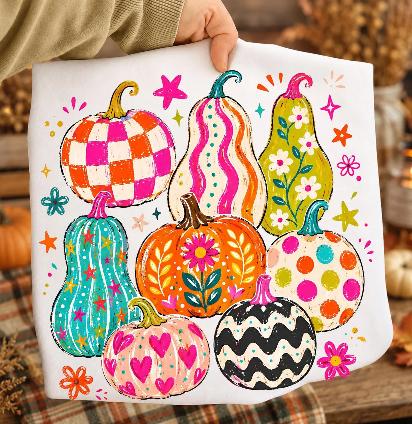 COLORFUL PUMPKINS - FALL FRENZY