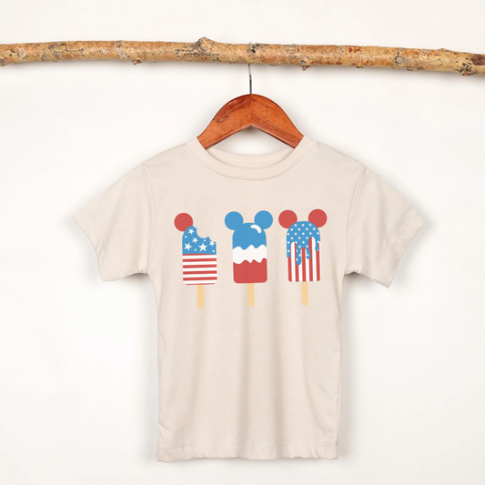 Mouse Ice Cream 4Th of July Shirt for Kids