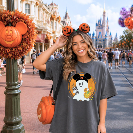 Halloween Mouse Ghost | Magical Theme Park Shirt & Tank | Adult Comfort Colors Tee