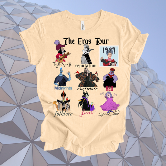 THE VILLAIN TOUR SHIRT - BELLA CANVAS