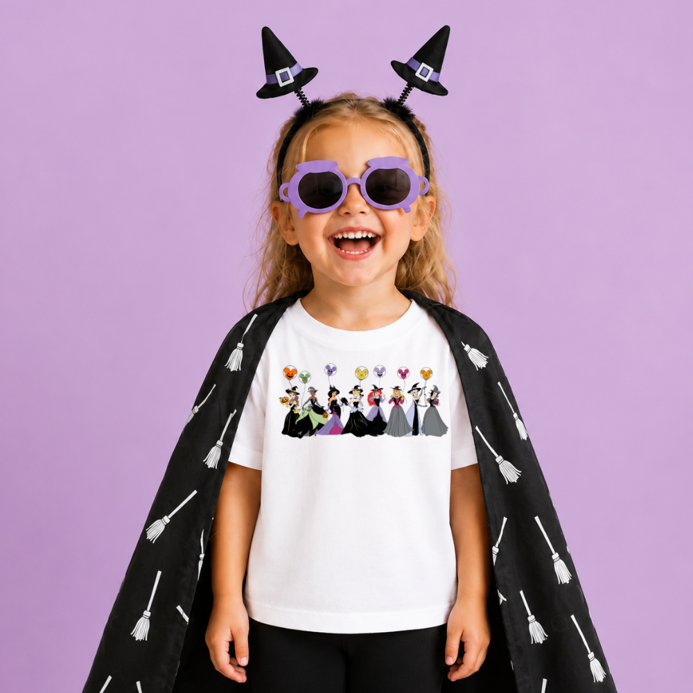 HALLOWEEN PRINCESSES Magical Theme Park Halloween Kids Shirt | Toddler & Youth Sizes