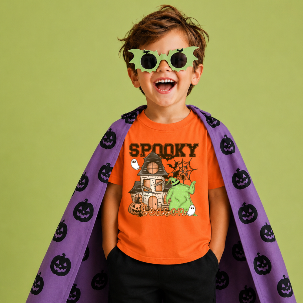 OOGIE SPOKY SEASON HALLOWEEN Magical Theme Park Halloween Kids Shirt | Toddler & Youth Sizes