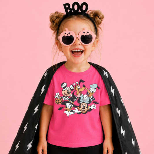 MOUSE GANG HALLOWEEN Magical Theme Park Halloween Kids Shirt | Toddler & Youth Sizes