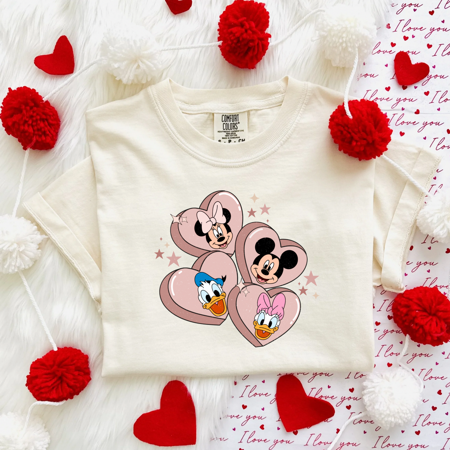 Mouse Friends Hearts SHIRT | Cozy Park Day Shirt