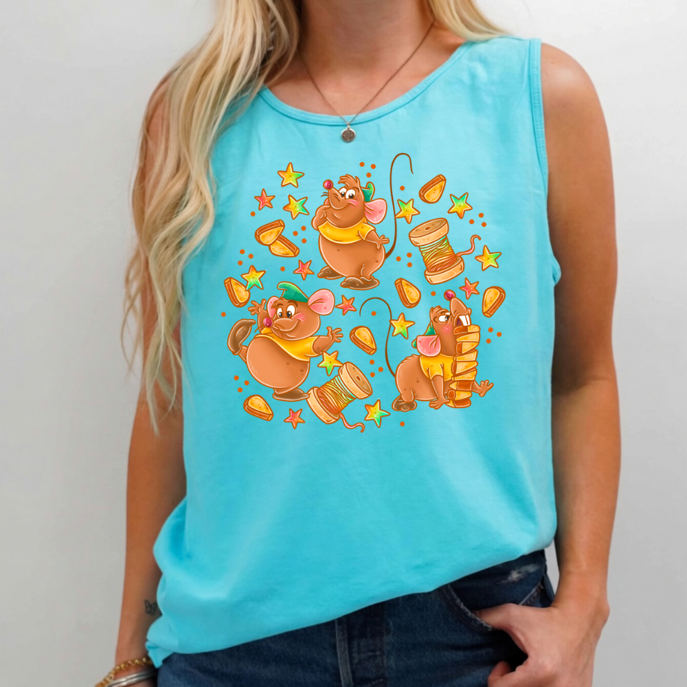 Gus Gus TANK OR TEE - COMFORT COLORS - MAGICAL PARK DAY VACATION TOP