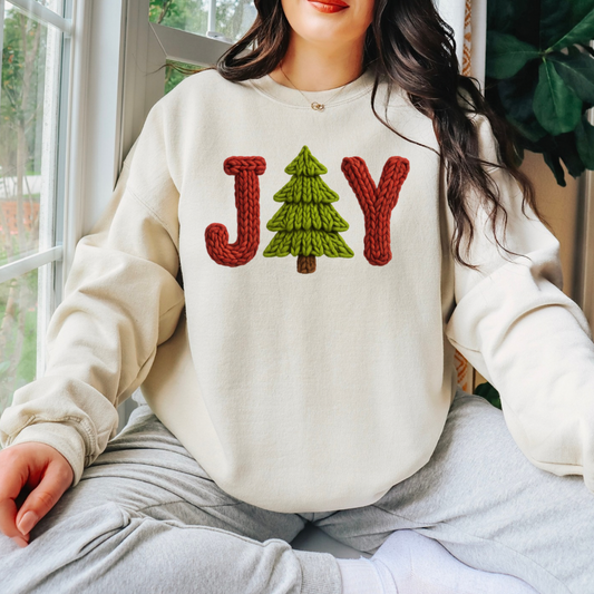 JOY Faux Yarn Sweatshirt - Black Friday Exclusive