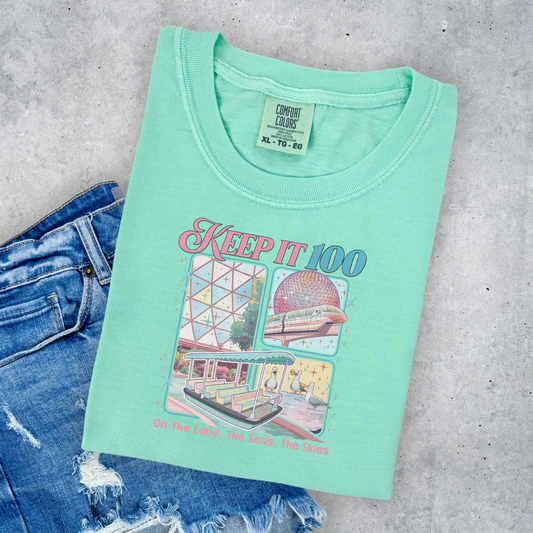 Keep it 100 SHIRT | Cozy Park Day Shirt
