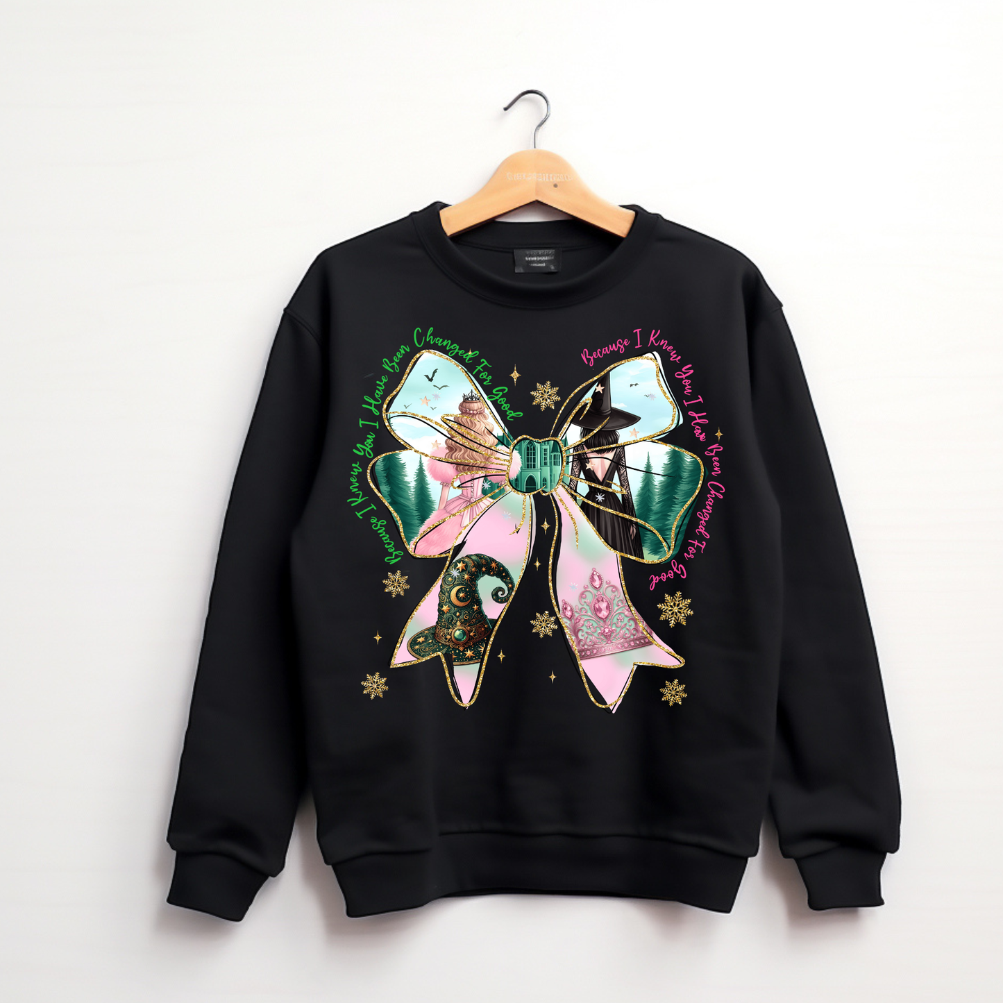WICKED DESIGN 5- BOW ADULT SWEATSHIRT