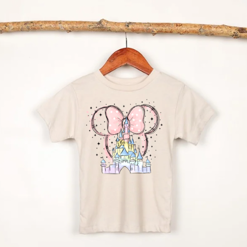PASTEL CASTLE SHIRT FOR KIDS