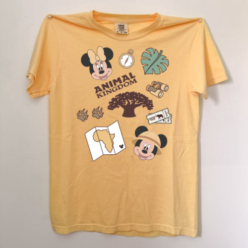 AK MOUSE Shirt - COMFORT COLORS TEE - VACATION PARK DAY TSHIRT