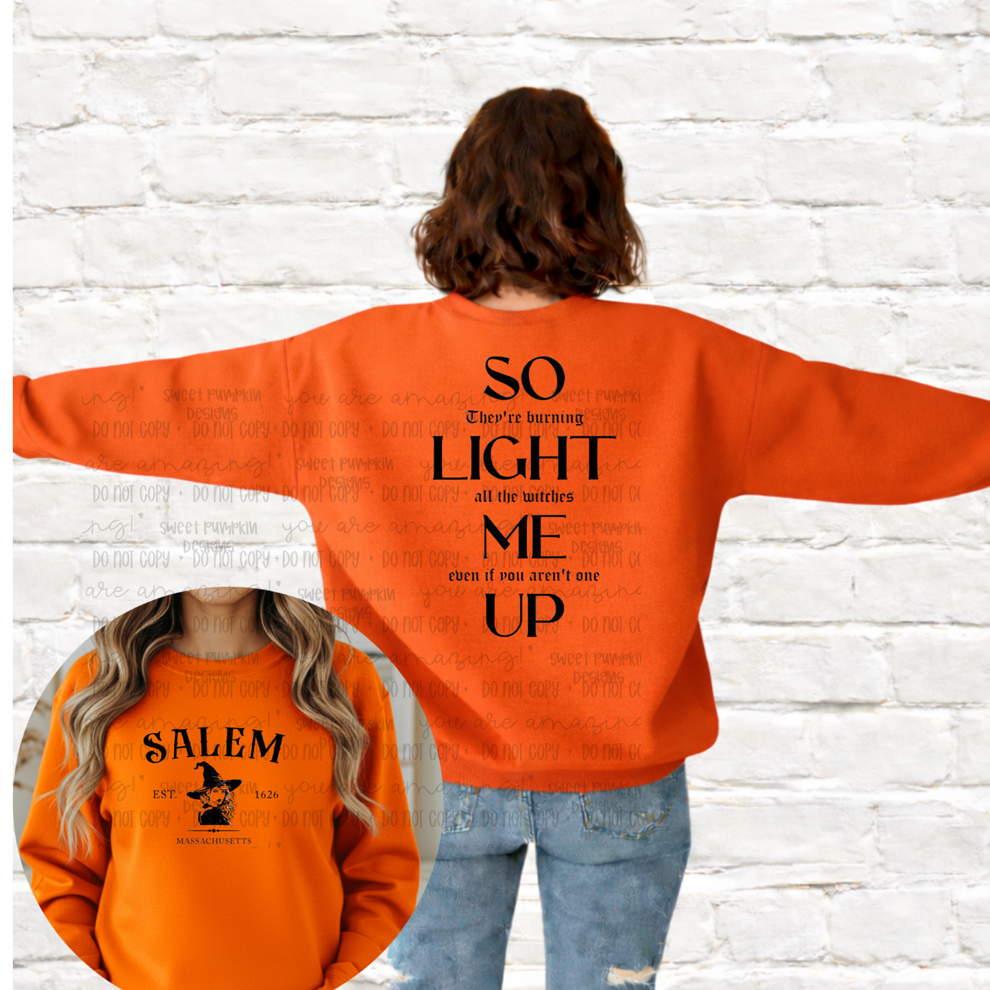 SALEM WITCHES - LIGHT ME UP SWEATSHIRT
