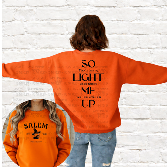 SALEM WITCHES - LIGHT ME UP SWEATSHIRT