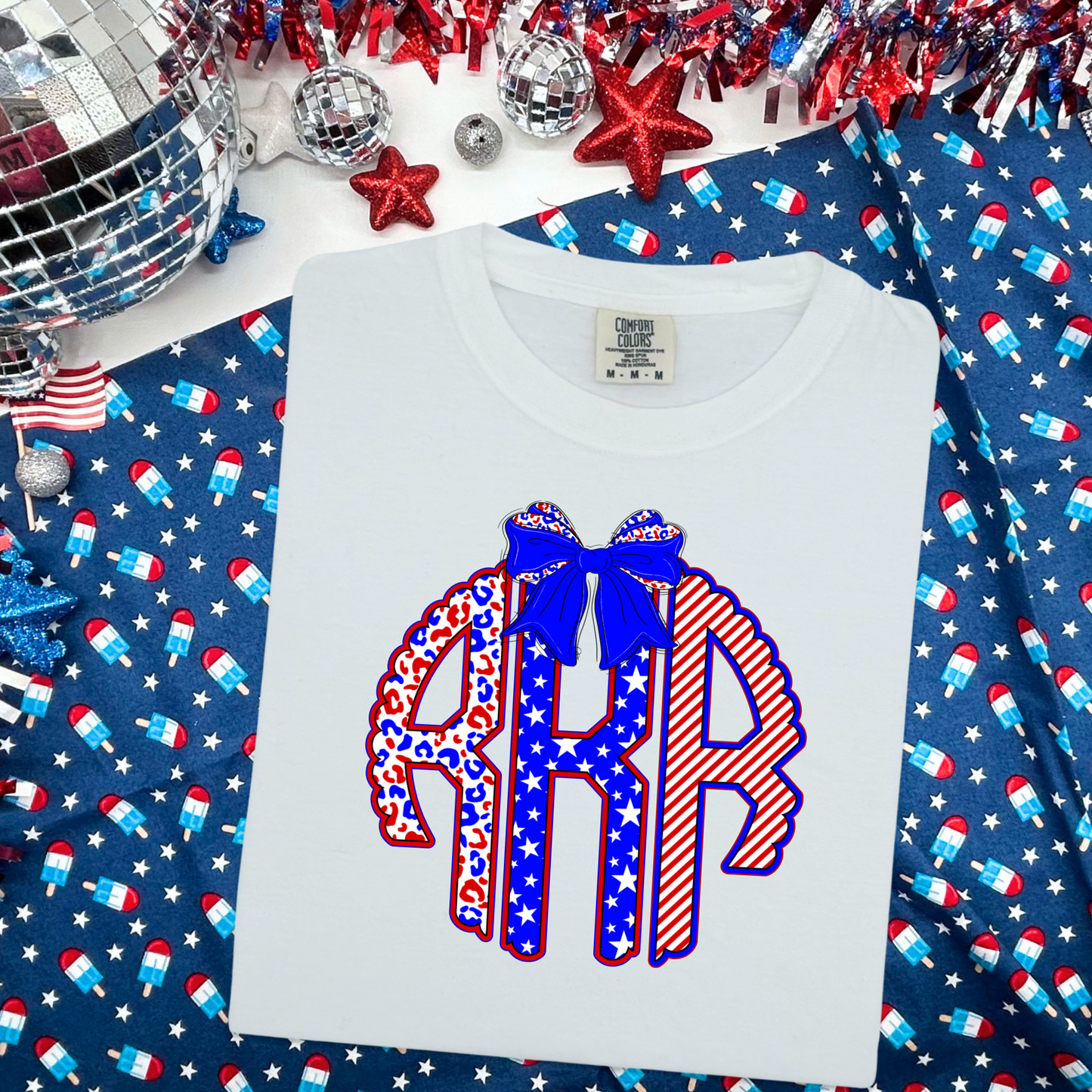 Monogram 4th of July Shirt